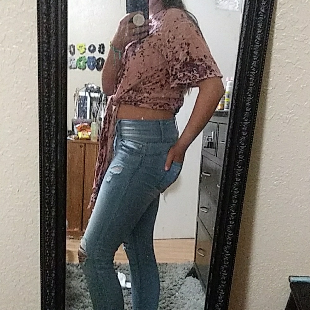Front tied shirt
